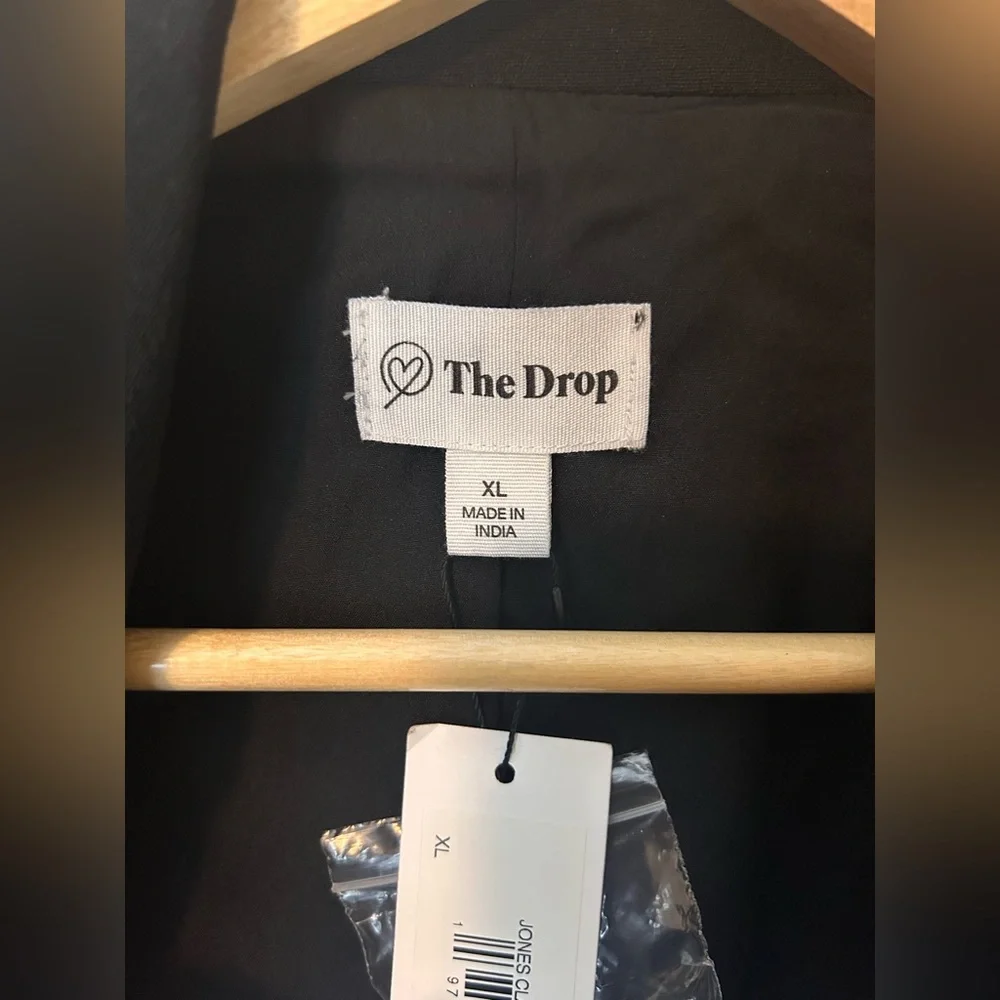 NWT The Drop Jones Classic Slim Blazer, Black, Size XL Minimalist Chic - Picture 5 of 9